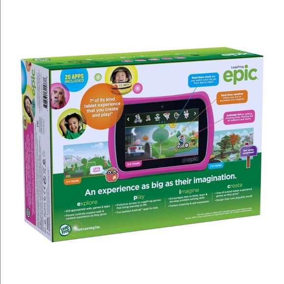 LeapFrog Epic 7” Android-based Kids Tablet - Picture 2 of 4